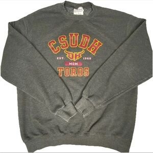 Cal State University Dominguez Hills Toros CSUDH Mom Crewneck Sweatshirt Sz L
